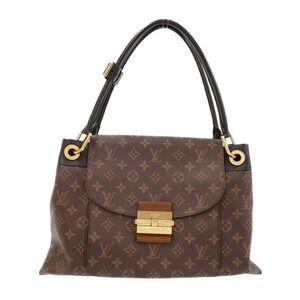 Louis Vuitton Monogram Leather Brown Olympe Tote Bag